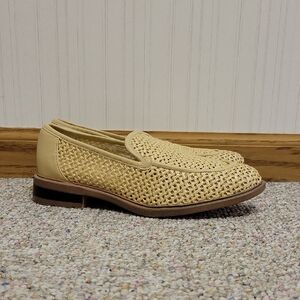 Sarto Woven Slip-On Loafer in Tan Women's 6.5 Office Business School